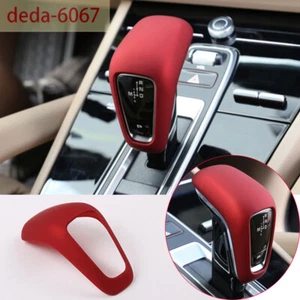 Red ABS Inner Gear Shift Knob Panel Trim For Porsche Cayenne 2018-23 Accessories - Imagen 1 de 9