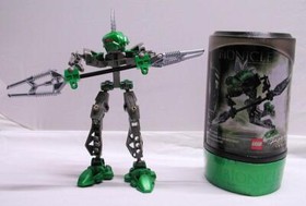 Used 2003 LEGO Bionicle 8589 - Lerahk Complete w/Canister & Instructions