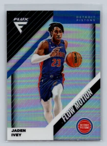 2022-23 Panini Flux #10 Jaden Ivey (RC) -Flow Motion Silver-Pistons - Picture 1 of 2