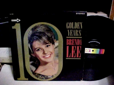 BRENDA LEE 10 GOLDEN YEARS LP 1966 DECCA DL 74757 STEREO - Image 1 of 4