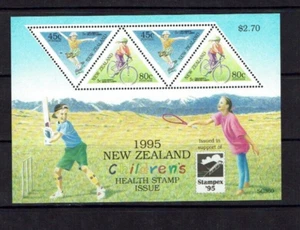 New Zealand: 1995 , Children's Health, Stampex 95, M/Sheet - Picture 1 of 1