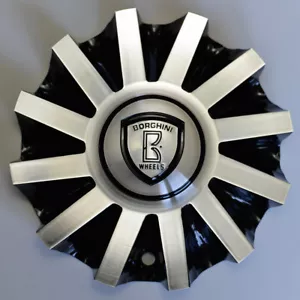 B19 Borghini Wheels Aluminum Center Cap (part# CSB19-1A) - Picture 1 of 2