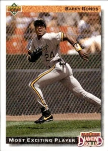 1992 Upper Deck #721 Barry Bonds Factory Set Pittsburgh Pirates Baseball - Picture 1 of 2