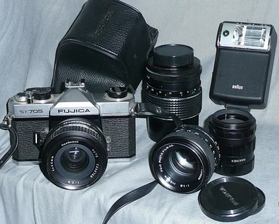 Équipement Caméra Réflex Fujica St 705, M42, Fujinon 1,8/55mm ; Auto Exaktar - Photo 1/4