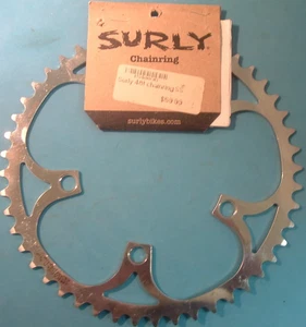 Plato MTB Surly Acero Inoxidable 48Tx 110CD - NUEVO/NOS - SS/8/9-Spd+++ - Imagen 1 de 10