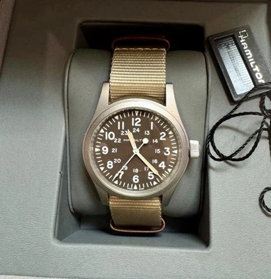 NEW KHAKI FIELDMECHANICAL Mechanical 38mm H69439901 - Image 1 of 4