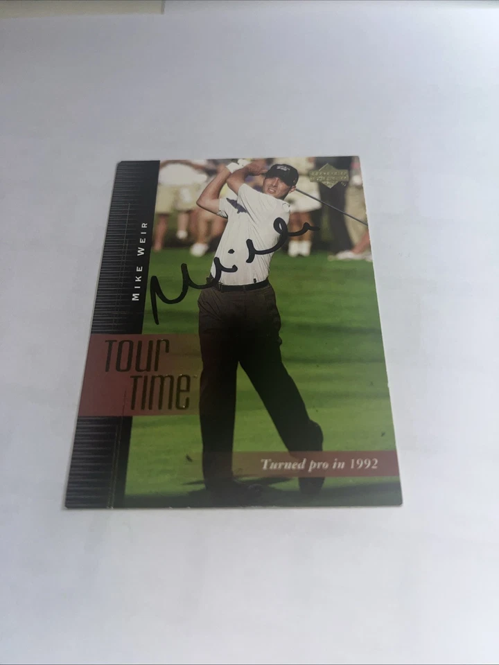 Mike Weir  Signed 2001 Tourtime Golf Card - Image 1 of 1