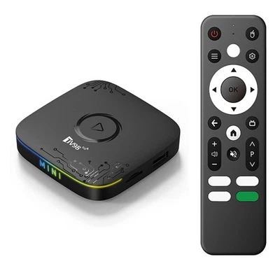 TV98    Box Android 14 ATV Ultra  8K Video 2.4/5G Wifi6 Media Player Tragba3250 - Bild 1 von 4