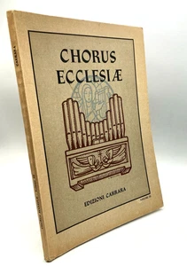 CHORUS ECCLESIAE Vol 3 Prome Laudes Cantus trium vocum Ed Carrara 1962 Spartito - Imagen 1 de 3