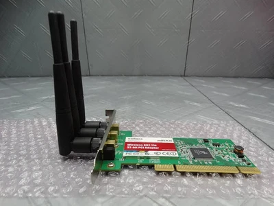 Edimax EW-7728 pulgadas Nmax 802.11n inalámbrico Wifi Wpa2 Wifi 32 bits PCI + prueba de antenas Foto 1 de 2