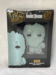 New Disney Parks Haunted Mansion Funko Pop Pin Jumbo Hitchhiking Ghost Gus Pin - Picture 1 of 4