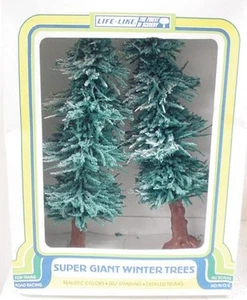 Life Like 1051 HO/N/O & S Super Giant Winter Tree Sets (Set of 2) - Picture 1 of 1