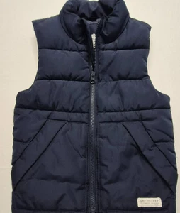 Giubbotto Gap Kids unisex blu navy full zip puffer taglia XS outdoor - Foto 1 di 9