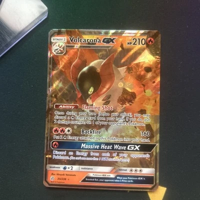 Volcarona GX 35/236 Sm-Cosmic Eclipse Holo - Image 1 of 2