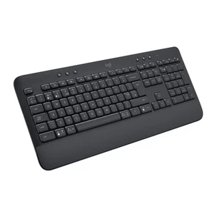Logitech Signature K650 Wireless Keyboard with Wrist Rest, QWERTZ German - Grey - Picture 1 of 6