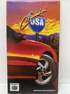 Nintendo 64 N64 Cruising Cruisin' USA solo libretto manuale - Foto 1 di 8
