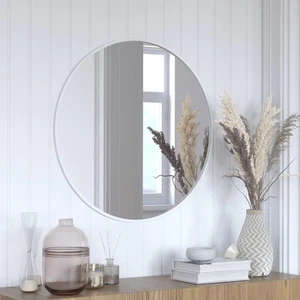 James Allan FFMIR23661 Aesis 30" Diameter Circular Metal Framed - Silver - Picture 1 of 10