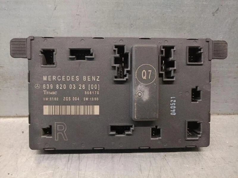 6398200326 centralina chiusura per MERCEDES-BENZ VITO AUTOBUS (W639) 5199571 - Immagine 1 di 2