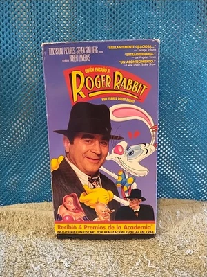 Vintage Vhs Quien Engano A Roger Rabbit (Who Framed Roger RABBIT) RARE HTF  - Image 1 of 3
