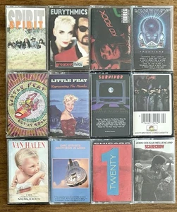 12 Classic Rock CDs, Used, Spirit, Van Halen, Little Feat, Journey, Kid Rock, - Picture 1 of 1
