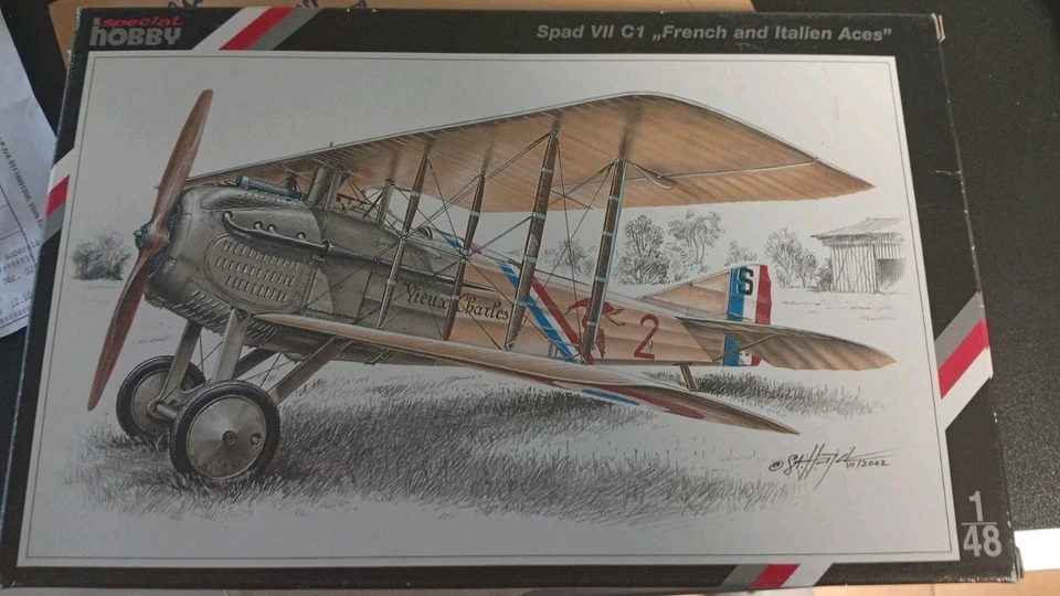 1:48 SPECIAL HOBBY SPAD VVII FRENCH AND ITALIAN ASSES sealed - Immagine 1 di 3