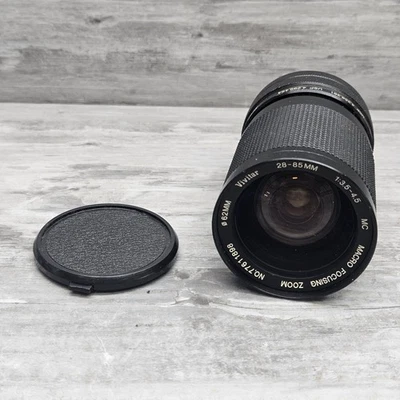 Vivitar 28-85MM 1:35-4.5 MC Macro Focusing Zoom 62MM Camera Lens Japan - Image 1 of 4