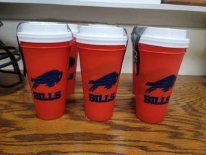 Buffalo Bills New set of 12 cups with Lids ~ NFL Bills - Picture 1 of 5