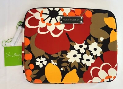 Vera Bradley Bittersweet Neoprene Tablet eReader Sleeve 10x8 Padded Zipper N25 - Image 1 of 4