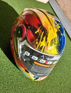 Custom motorcycle helmets full face hand painted - Picture 1 of 7