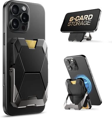 i-Blason para Cartera MagSafe con Soporte Cartera Magnética para iPhone 16/15/14/13/12 Foto 1 de 4