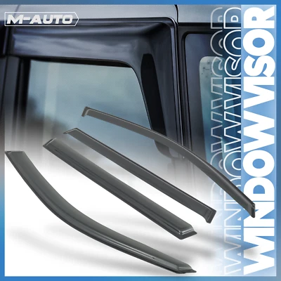 Deflector de pantalla de visera de ventana de humo para 99-03 BMW 525I 528I 540I E39 Wagon solamente Foto 1 de 4