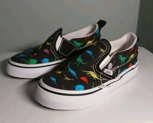 Tommy Bahama Dinosaur Kids Canvas Slip On Shoe-size 6 - Picture 1 of 5