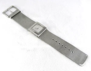 Vintage Ladies Wristwatch DKNY NY2442 Wide Mesh Band Mother of Pearl Working - Picture 1 of 5