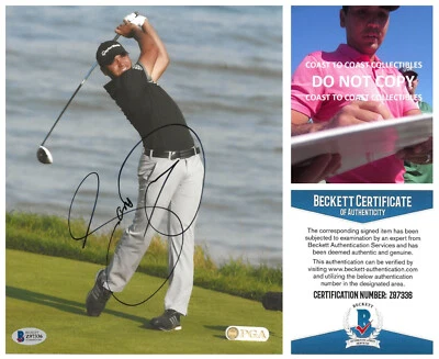 Golf 8x10 firmado por Jason Day PGA Golfista prueba fotográfica Beckett certificado de autenticidad autografiado. Foto 1 de 3