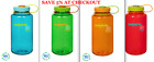 Nalgene 32oz Wide Mouth SUSTAIN Bottle Recycled Eco-Friendly Reusable BPA-free