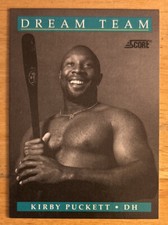 1991 Score Kirby Puckett “Dream Team” Baseball Card #891 Twins Mid-Grade EXMT