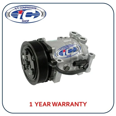 A/C Compressor Fits Dodge Dakota Dodge Ram Durango SD7H15 OEM USA Reman IC57553 - Image 1 of 2