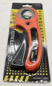 Rotary Cutter With 45mm Blade Sewing Quilters Fabric Leather Cutting Tool Set - Picture 1 of 4