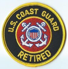 US COAST GUARD RETIRED MILITARY PATCH
