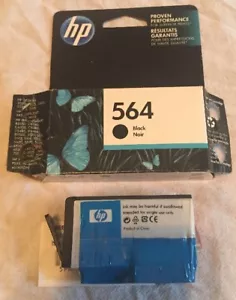 Cartuccia d'inchiostro nero originale HP 564 nuova scaduta CB316WN opzione 140 - Foto 1 di 5