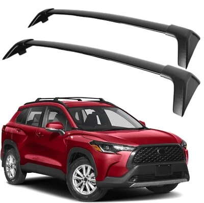 2Pcs for Toyota Corolla Cross 2022-2023 2024 Roof Rail Rack Cross Bars Crossbars - Image 1 of 4