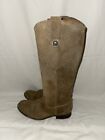 Frye Womens Boots Melissa Button Leather Suede Cashew Riding Western Size 7 B