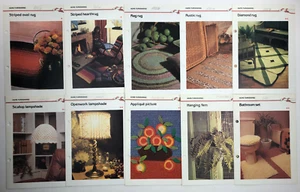 10 Marshall Cavendish HOME FURNISHINGS Crochet Patterns Vintage 1980s lot 1 - Picture 1 of 5