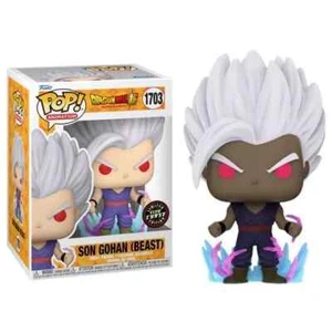 Funko Pop! Dragonball Super Hero Gohan Beast GITD Chase Edition #1703 - Foto 1 di 2