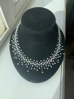 15 Carats of 183 VVS1 White Natural Diamonds Necklace or Choker - Image 1 of 4