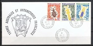 T.A.A.F. -INSECTOS ANTÁRTICOS FRANCESES (6) 4 CUBIERTAS KERGUELEN 27-12-72/19.1.73 Dr226 - Imagen 1 de 8