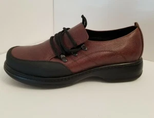 Women's Dansko Loafers A04 33 EU 40 Brown Leather & Black Trim & Sole EUC - Picture 1 of 8
