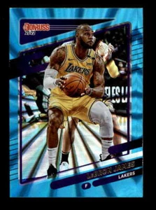 LEBRON JAMES 2021/22 DONRUSS #12 BLUE HOLO LASER PARALLEL BF6169 - Picture 1 of 1