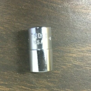 Snap-on Tools USA 1/4" Drive 11/32" Shallow 12 Point Chrome Socket TMD11 Nice - Imagen 1 de 6