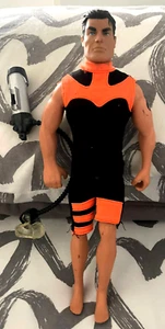 Action Figure Action Man Sub Subacqueo Vintage Hasbro 30 cm - Foto 1 di 2